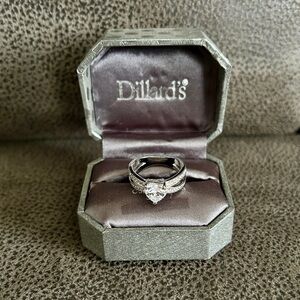 Silver Women's Heart Ring